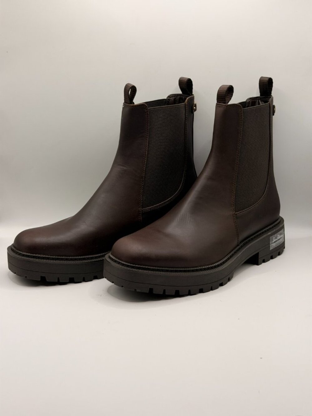 Sam Edelman Women Brown LEather Chelsea Bootie Sz 10